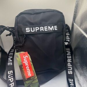 Supreme Black Messenger Bag